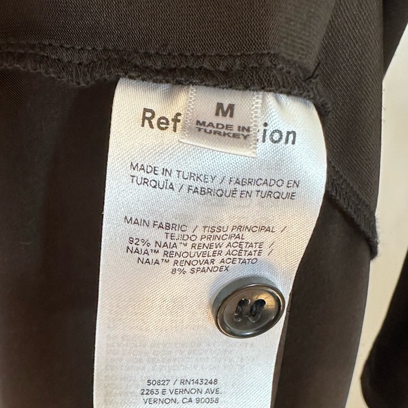 Reformation Black Maxi Dress with Red Belt - Picture 8 of 9